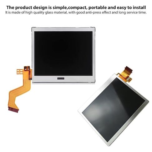 Premium Top Upper & Bottom Lower LCD Screen for Nintendo DS Lite, Fix Dead Pixels in Kuwait