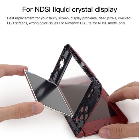Premium Glass Bottom LCD Screen Replacement for Nintendo DS Lite DSL in Kuwait