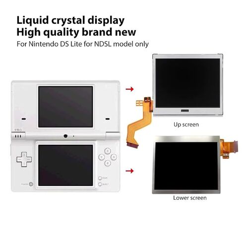 Premium LCD Display for Nintendo DS Lite - Top & Bottom Screen Set in Kuwait