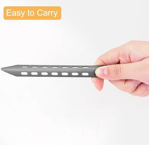 Titanium Tent Stakes, Ultralight Camping Pegs for Backpacking Hiking in Saudi Arabia