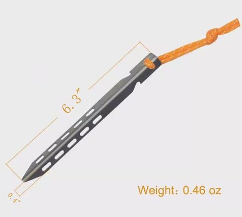 Titanium Tent Stakes, Ultralight Camping Pegs for Backpacking Hiking in Saudi Arabia