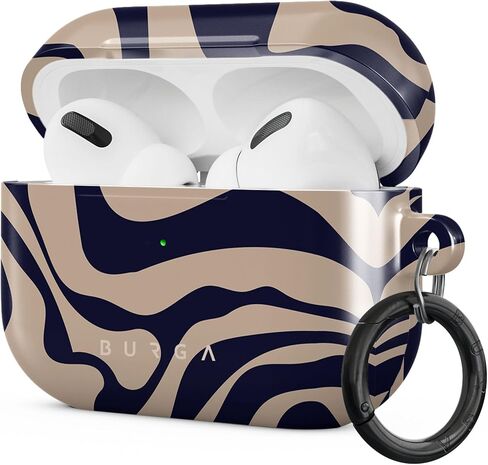 Burga Airpods PRO Case 2019, Compatible with Apple Airpods Case Cover, Protective Air Pods Plastic Hard Shell Cover, Stylish Smartphone Accessories in Saudi Arabia
