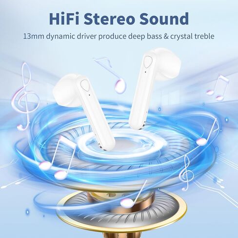 Wireless Earbuds Bluetooth 5.4 Headphones IPX7 Waterproof Earbuds in Kuwait