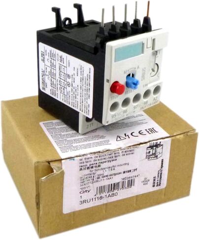 SMOCONE Expedited 3RU1116-1AB0 New and Sealed in Box 3RU11161AB0 1 Year Warranty and Fast in Kuwait