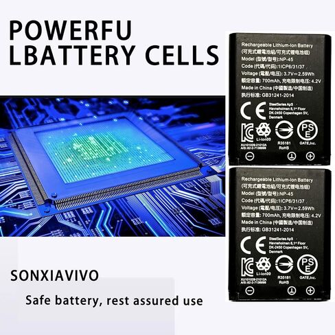 𝟮𝟬𝟮𝟲 𝗡𝗲𝘄 𝗨𝗽𝗴𝗿𝗮𝗱𝗲𝘀 NP-45 Battery Replacement for Steelseries Arctis Nova Pro Wireless Headset, for Arctis Nova Pro Wireless Headset for Xbox,for PlayStation 2-Pack in Kuwait