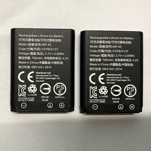 𝟮𝟬𝟮𝟲 𝗡𝗲𝘄 𝗨𝗽𝗴𝗿𝗮𝗱𝗲𝘀 NP-45 Battery Replacement for Steelseries Arctis Nova Pro Wireless Headset, for Arctis Nova Pro Wireless Headset for Xbox,for PlayStation 2-Pack in Kuwait