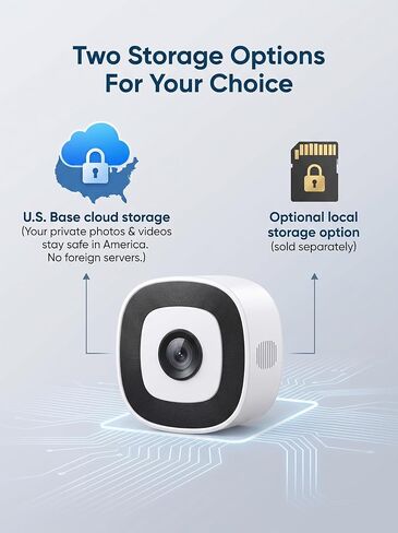 Zmodo 2026 New 4MP 2.5K Window Security Camera, 2.4/5GHz WiFi Indoor Camera in Kuwait