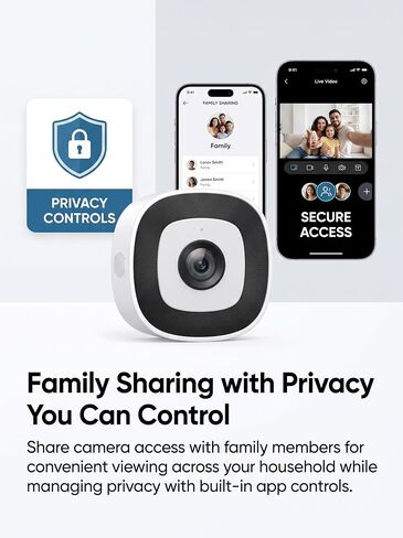 Zmodo 2026 New 4MP 2.5K Window Security Camera, 2.4/5GHz WiFi Indoor Camera in Kuwait