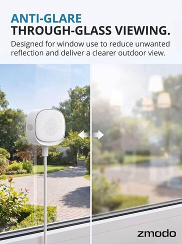 Zmodo 2026 New 4MP 2.5K Window Security Camera, 2.4/5GHz WiFi Indoor Camera in Kuwait