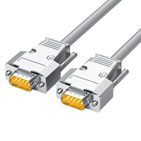 Industrial HDB15 Drag Chain Cable High Flexibility VGA Male/Female Cable for Automation Equipment Double Shielding Temperature in Kuwait