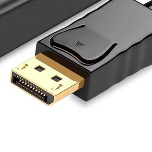 DisplayPort to VGA Adapter Cable, Stable, Efficient Transfer for Monitor Projector, 1.8m DP to VGA Cable for Home Office Use in Kuwait