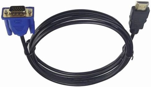 星辉 to VGA Adapter Cable 10m - High Performance Video Converter with -Interference Design，Cable for Clear Image and Sound Quality (Black) in Kuwait