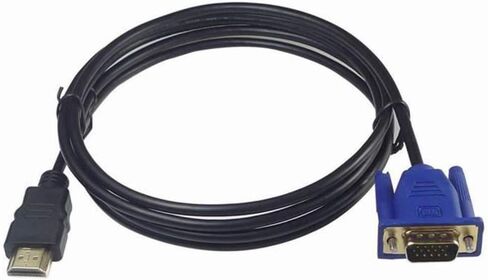 星辉 to VGA Adapter Cable 10m - High Performance Video Converter with -Interference Design，Cable for Clear Image and Sound Quality (Black) in Kuwait