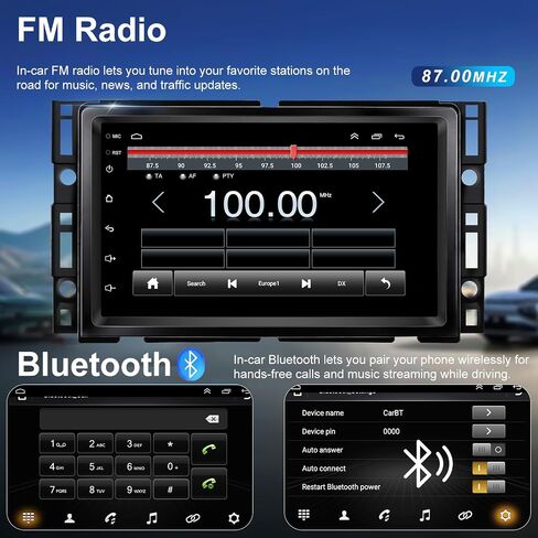 7" Upgrade Car Radio for Chevy Chevolet Malibu 2008-2012, Cobalt 2007-2010 in Saudi Arabia