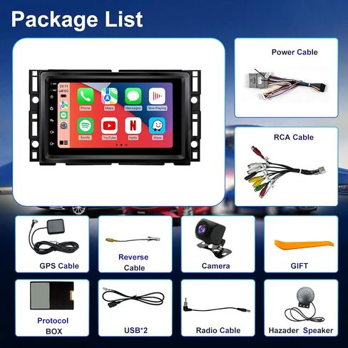 7" Upgrade Car Radio for Chevy Chevolet Malibu 2008-2012, Cobalt 2007-2010 in Saudi Arabia