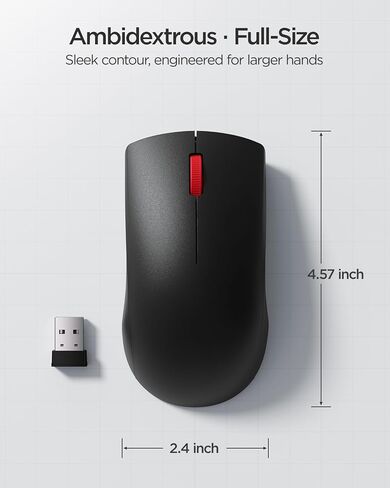 wegear USB Wireless Mouse for Laptop PC Mac, 2.4G Nano USB-A Mouse in Kuwait