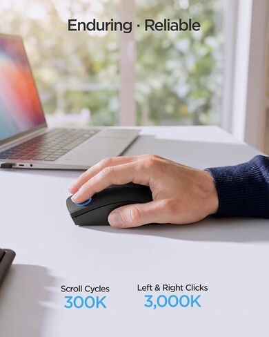 wegear USB Wireless Mouse for Laptop PC Mac, 2.4G Nano USB-A Mouse in Kuwait