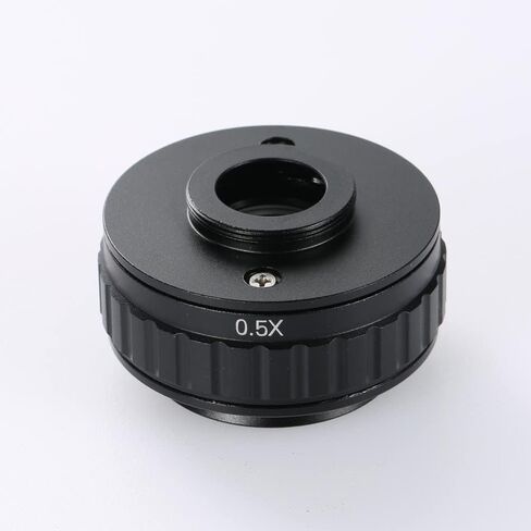 0.5x C Mount Lens Adapter for 1/2 1/3 CTV Adapter SZM Trinocular Stereo Microscope Camera Accessories Sync Focus (Color : 0.5X) in Saudi Arabia