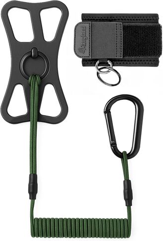 ACTIV-X Cell Phone Tether and Carabiner with Wrist Mount Included (Universal Size) Phone Lanyard with Bungee Cord in Saudi Arabia