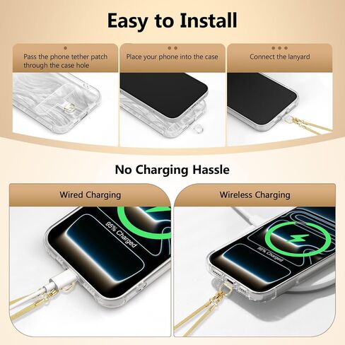 Dadanism Phone Wrist Strap Metal Phone Chain Wristlet Strap with Tether Tab in Saudi Arabia