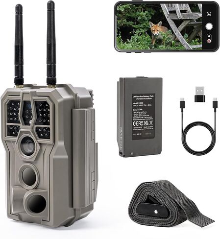 GardePro E8 2.0 Pro WiFi Bluetooth Trail Camera, Dual Antennas, 4K Video in Saudi Arabia