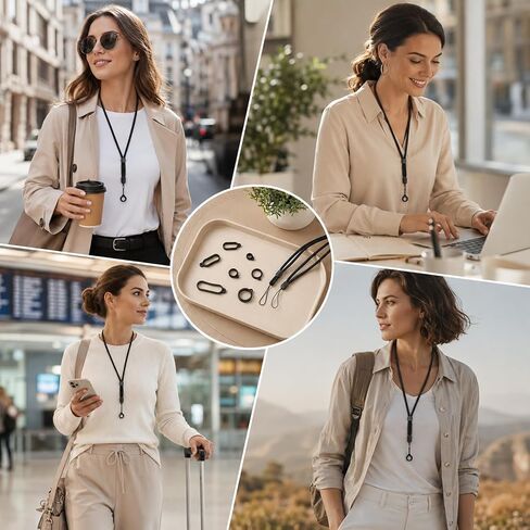 9 Style Anti-lost Lanyard Set Lanyards Strap Pendant Necklace in Saudi Arabia