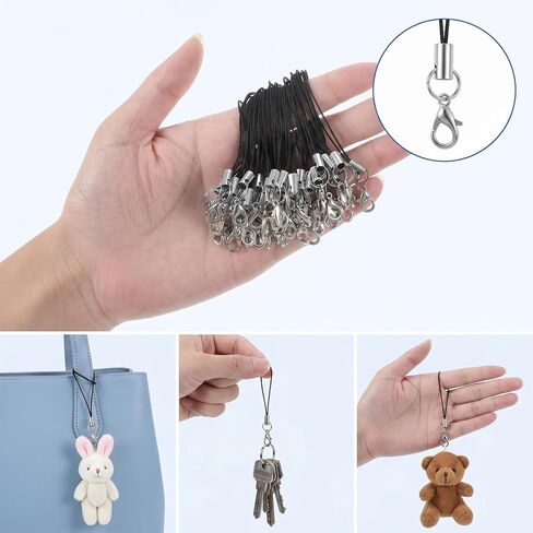 100Pcs Lobster Clasp Lanyard Strings- Lanyard For Cell Phone Charms in Saudi Arabia