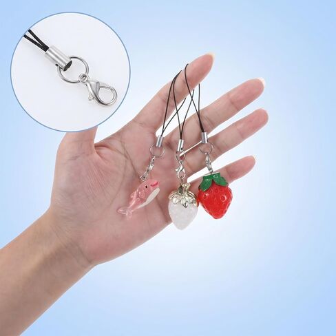 100Pcs Lobster Clasp Lanyard Strings- Lanyard For Cell Phone Charms in Saudi Arabia