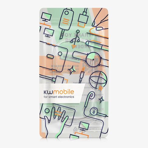 kwmobile Bluetooth Mouse Cover for Apple Magic Mouse Case - TPU Clear PC Mouse Cover - Full Functionality - Shock Protection - Transparent in Kuwait