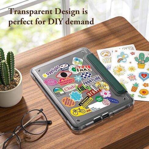 CoBak Detachable Magnetic Case for 7" Kindle 12th Gen 2024,Dark Green in Kuwait