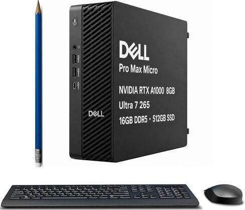 Dell Pro Max Micro FCM2250 Desktop, NVIDIA RTX A1000 8GB, Intel Ultra 7 265 in Kuwait