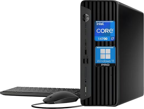 HP ProDesk SFF 400 G9 Business Desktop Computer, 14th Gen Inte i7-14700(20-Cores/28-Threads), 16GB DDR5 RAM, 256GB PCIe + 1TB HDD, Small Form Factor, Type-C, DisplayPorts, Wi-Fi, HDMI, Windows 11 in Kuwait