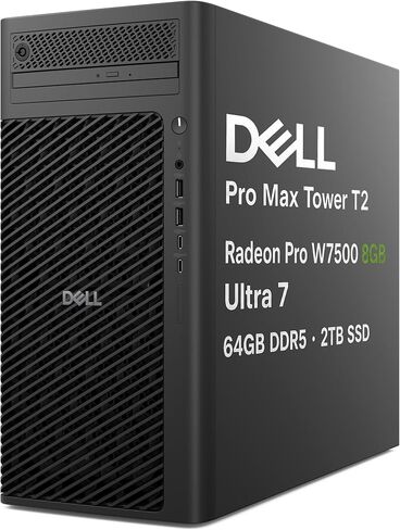 Dell Pro Max Tower T2 FCT2250, AMD Radeon PRO W7500 8GB, Intel Ultra 7 265 in Kuwait
