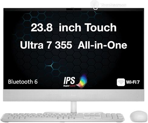 Dell 24 All-in-One AI Desktop 23.8" Touch FHD Display, EC24260 in Kuwait
