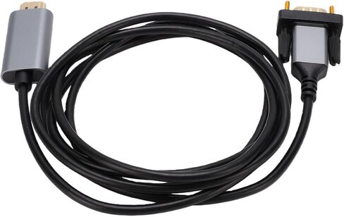 Bewinner HDMI to VGA Cable, 6.56FT Male to Male Unidirectional Cord for Computer, PC, Laptop, Monitor, Projector, HDTV - 1080p Gold Plated Connector in Kuwait