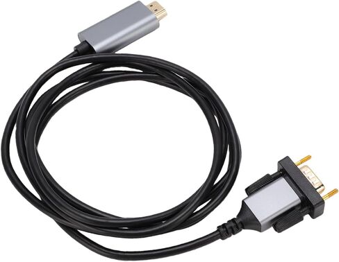 HD Multimedia Interface to VGA Cable, Male to Male Adapter, VGA Converter with Gold Plated Connectors, Ideal for Computer Desktop Laptop Monitor Projector HDTV, 6.56ft in Kuwait