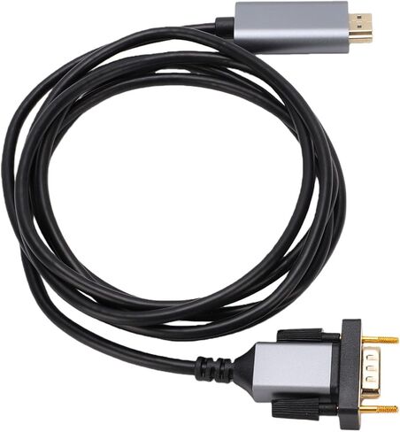 HD Multimedia Interface to VGA Cable, Male to Male Adapter, VGA Converter with Gold Plated Connectors, Ideal for Computer Desktop Laptop Monitor Projector HDTV, 6.56ft in Kuwait