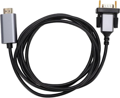 HD Multimedia Interface to VGA Cable, Male to Male Adapter, VGA Converter with Gold Plated Connectors, Ideal for Computer Desktop Laptop Monitor Projector HDTV, 6.56ft in Kuwait