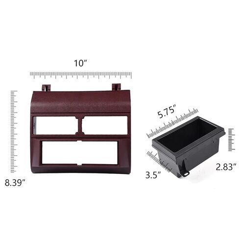 Fit for 1988-1994 Chevy/GMCC Crew Cab Truck Red Radio Dash Pocket Bezel Kit Mount Trim GMK333BU,Metra 99-3000r in Kuwait