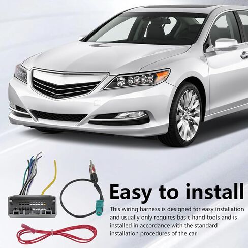Radio Stereo Wiring Harness Kit Fit for Dodge Grand Caravan 2008-2016 and Fit for Dodge Journey 2009-2016 and Fit for Dodge Magnum 2008 in Kuwait