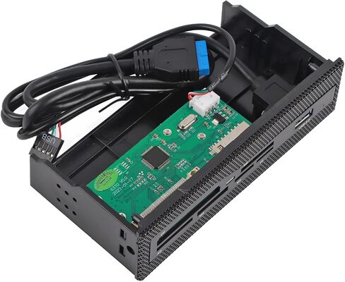 5.25 Internal Card Reader with USB 3.0 Front Panel, Supports M2, MS, XD, CF, TF, Dashboard for PC in Saudi Arabia