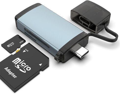 USB C SD Card Reader, Dual SD & microSD 3.0 Reader, 5Gbps in Saudi Arabia