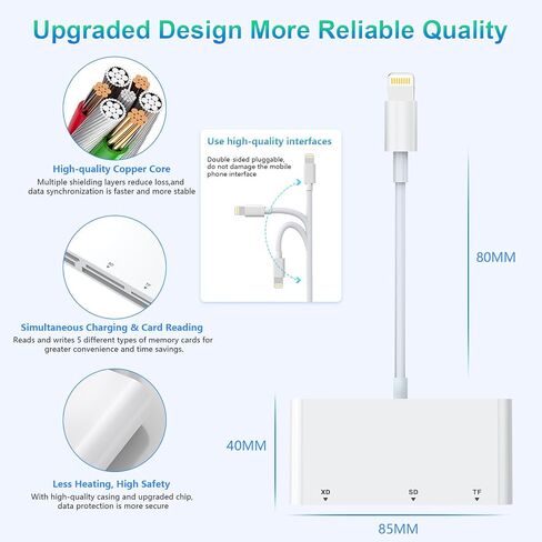 5-in-1 SD Card Reader for XD CF TF MS Memory Cards Adapter in Saudi Arabia