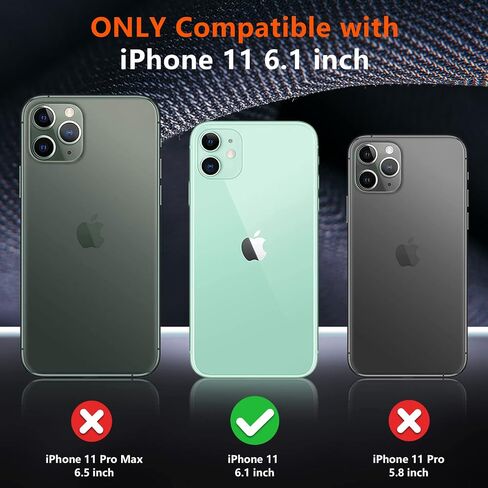 SPIDERCASE Shockproof for iPhone 11 Case,[10 FT Military Grade Drop Protection],with 2 pcs[Tempered Glass Screen Protector+Camera Lens Protector] Heavy Duty Protective Phone Case,Light Pink in Saudi Arabia