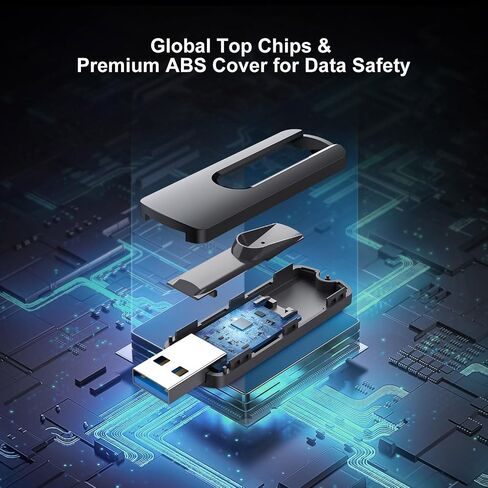 1GB USB Flash Drive 2PCS USB 2.0 Flash Drive Thumb Drive Jump Drives Keychain Memory Stick-Black in Saudi Arabia