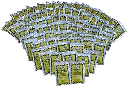 Mayday Emergency Water Pounches Case of 100. Emergency Preparedness, Survival and Backpacking in Saudi Arabia