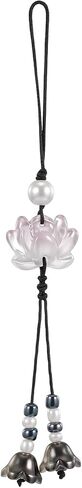 Cute Phone Charms Lotus, Flower Beaded Camera Phone Strap Accessories Charm in Saudi Arabia