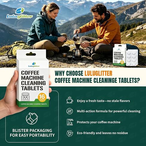 Espresso Machine Cleaning Tablet Coffee Maker Cleaner Blister 16tab in Saudi Arabia