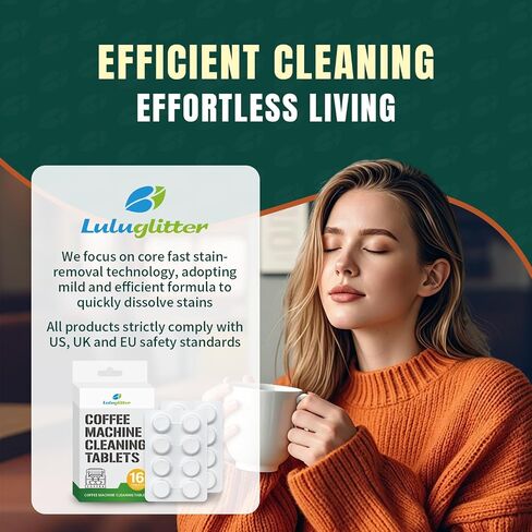 Espresso Machine Cleaning Tablet Coffee Maker Cleaner Blister 16tab in Saudi Arabia