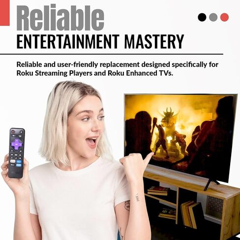 Replacement Universal Remote Control for Roku Streaming Player and TVs in Saudi Arabia